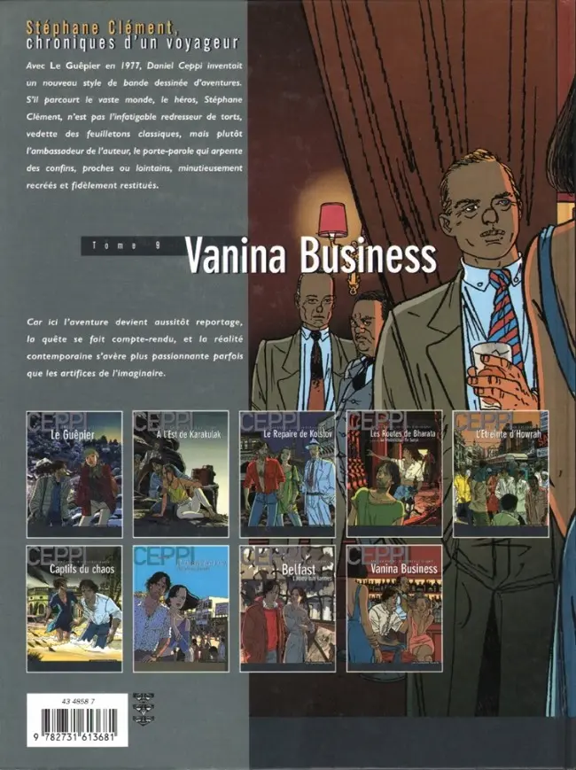 Verso de l'album Stéphane Clément Tome 10 Vanina business