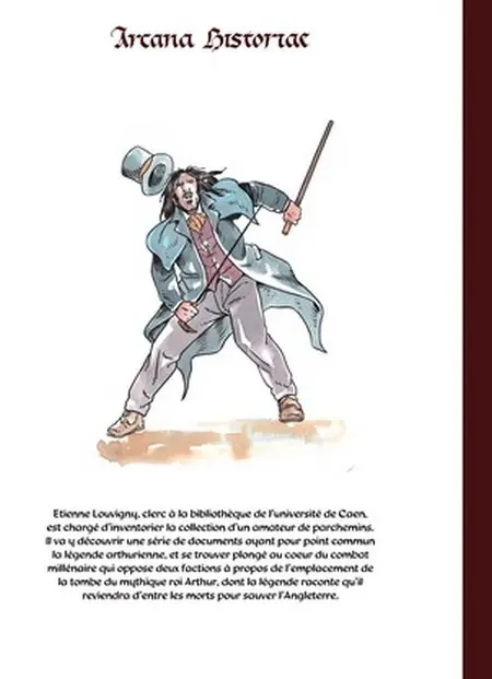 Verso de l'album Arcana historiae Tome 1 Le parchemin de Guillaume