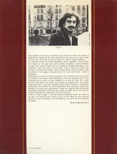Verso de l'album Tartine de clous