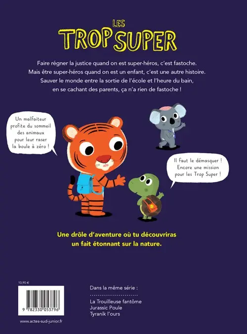 Verso de l'album Les Trop Super Tome 4 Le complexe d'Adèle