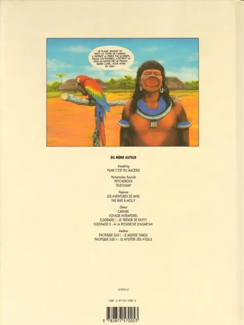 Verso de l'album Une aventure de Vic Voyage Tome 5 Brasil !