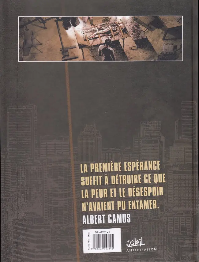 Verso de l'album Zombies Néchronologies Tome 3 La peste