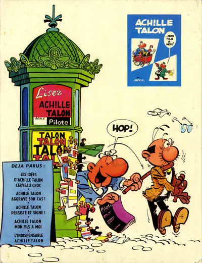Verso de l'album Achille Talon Tome 5 L'indispensable Achille Talon