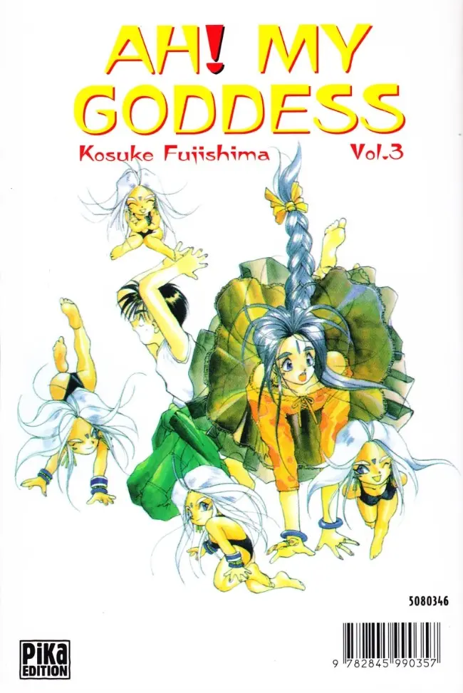 Verso de l'album Ah ! My Goddess Vol. 3