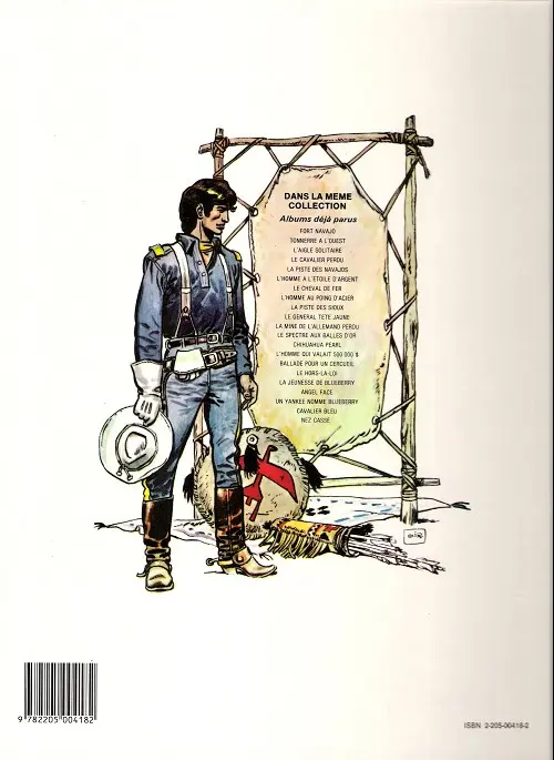 Verso de l'album Blueberry Tome 6 L'homme à l'étoile d'argent