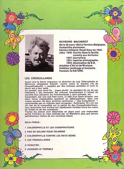 Verso de l'album Chlorophylle Tome 4 Chlorophylle et les croquillards