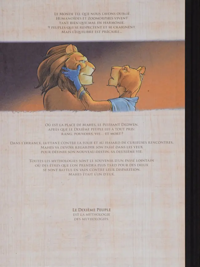 Verso de l'album Le Dixième peuple Tome 4 Mahes