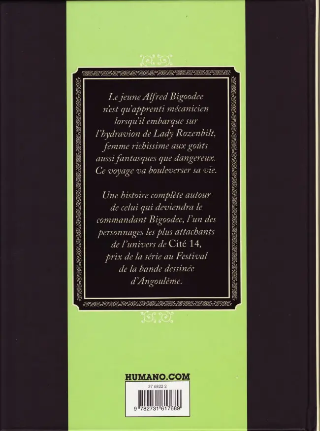 Verso de l'album L'Extravagante Croisière de Lady Rozenbilt