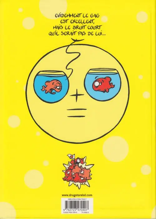 Verso de l'album Le Fond du bocal Tome 5