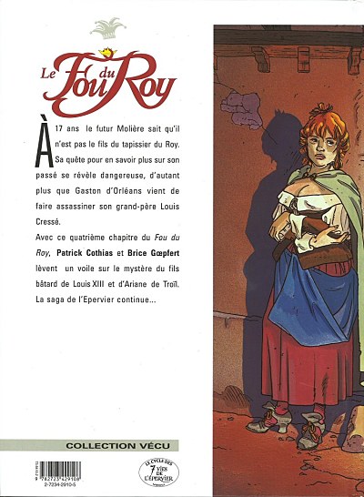 Verso de l'album Le Fou du Roy Tome 4 Le Roy et l'ombre