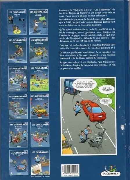 Verso de l'album Les Gendarmes Tome 7 Coffré surprise !