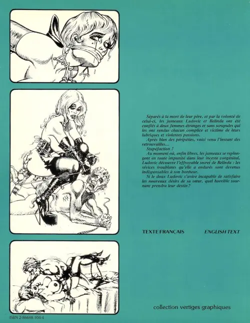 Verso de l'album Les aventures de Ludovic et Belinda Tome 2 Le Secret de Belinda