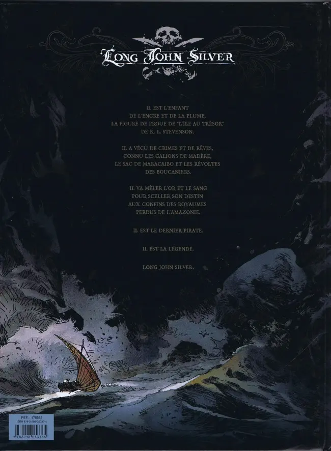 Verso de l'album Long John Silver I Lady Vivian Hastings