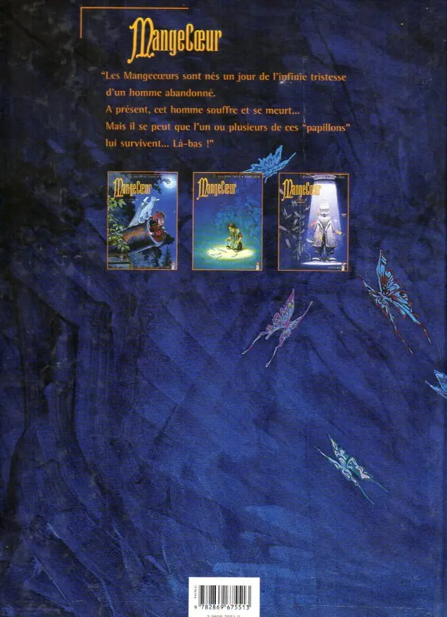 Verso de l'album Mangecœur Tome 1 La chrysalide diaprée