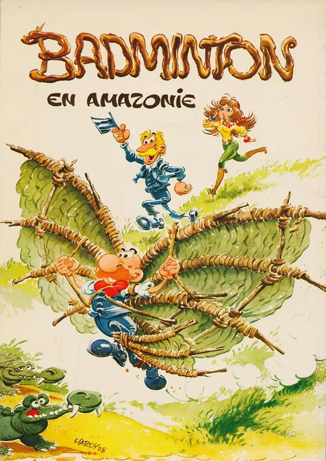 Verso de l'album Badminton Tome 1 Badminton en Amazonie