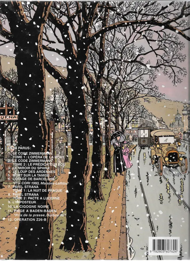 Verso de l'album Victor Sackville Tome 4 Le loup des Ardennes