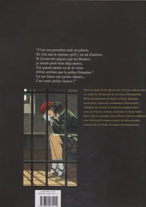 Verso de l'album Le Vol du corbeau Deuxième Partie