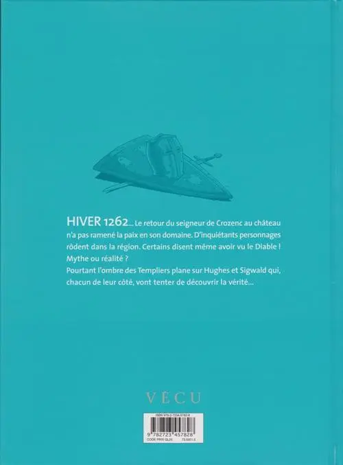 Verso de l'album Les Aigles décapitées Tome 20 L'ordre du temple