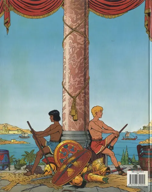 Verso de l'album L'Odyssée d'Alix 1