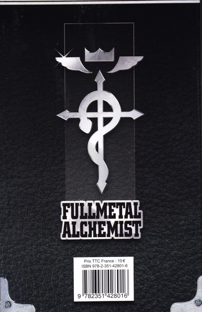Verso de l'album FullMetal Alchemist IV Tomes 8-9
