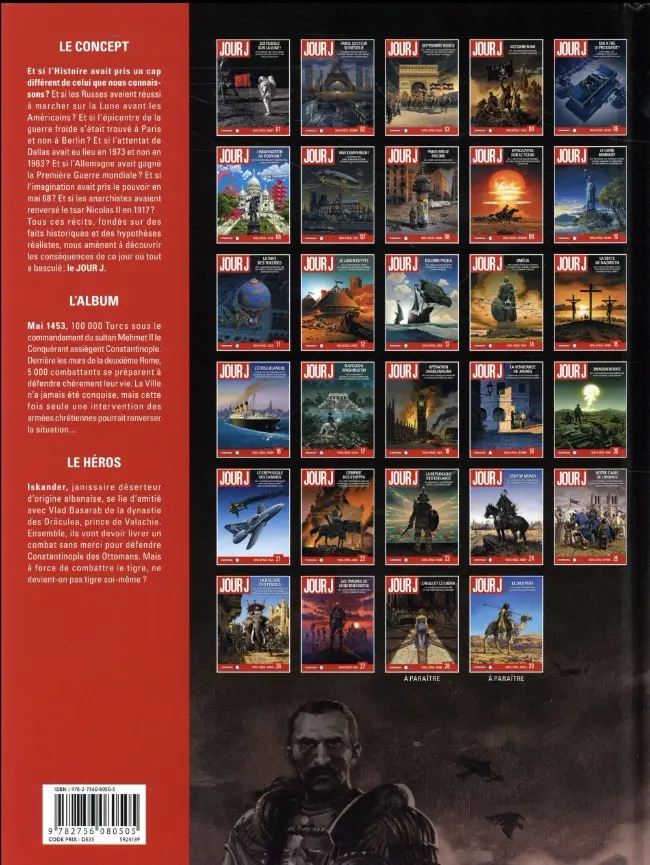 Verso de l'album Jour J Tome 27 Les ombres de Constantinople