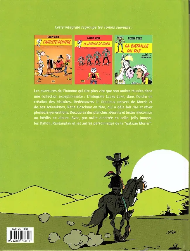 Verso de l'album Lucky Luke L'Intégrale Volume 24