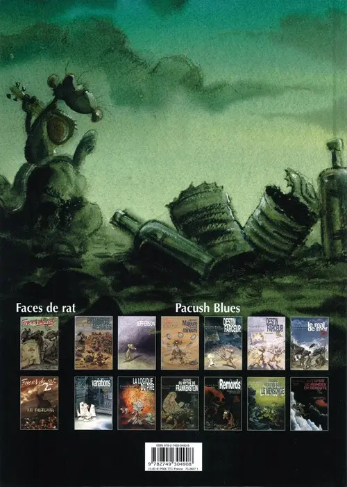 Verso de l'album Pacush Blues Tome 13 Treizième porte : Correspondance avec les corps obscurs