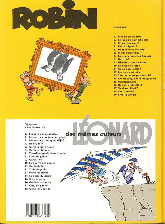 Verso de l'album Robin Dubois Tome 19 Fritz-la-jungle