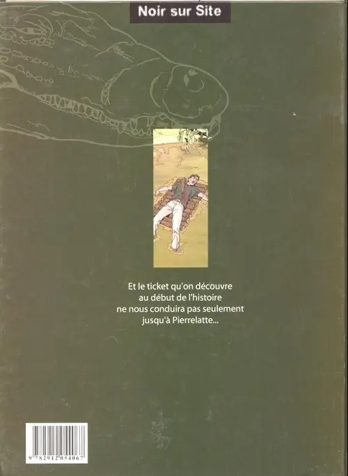 Verso de l'album Le Bâton de Sobek