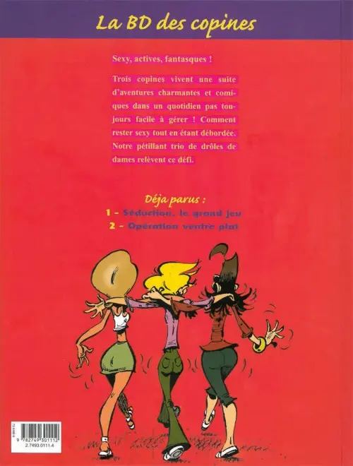 Verso de l'album La Bd des copines Tome 3 Débordées mais toujours sexy