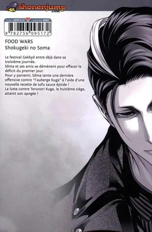 Verso de l'album Food Wars ! 16