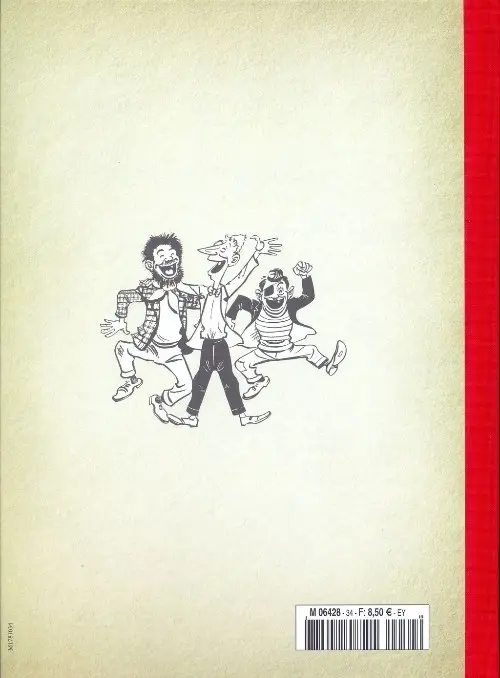 Verso de l'album Les Pieds Nickelés - La collection Tome 35 Les Pieds Nickelés contre les fantômes