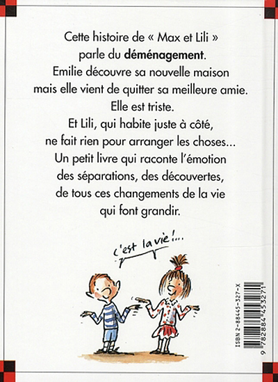 Verso de l'album Ainsi va la vie Tome 32 Emilie a déménagé