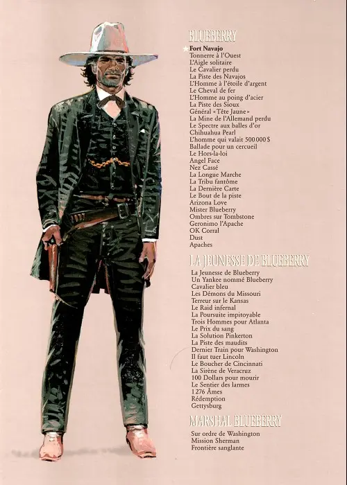 Verso de l'album Blueberry La Collection Tome 1 Fort Navajo