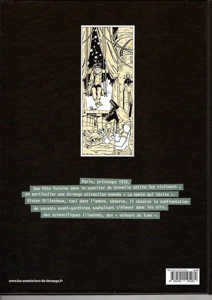 Verso de l'album Victor Billetdoux Tome 4 les voleurs de lune