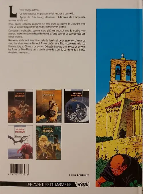 Verso de l'album Les Tours de Bois-Maury Tome 4 Reinhardt