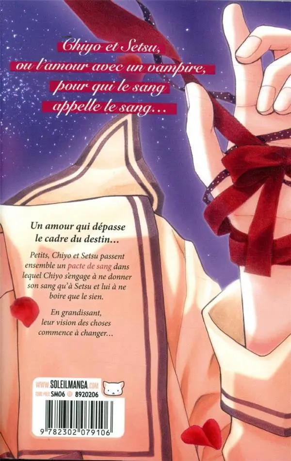 Verso de l'album Chocolate Vampire 1