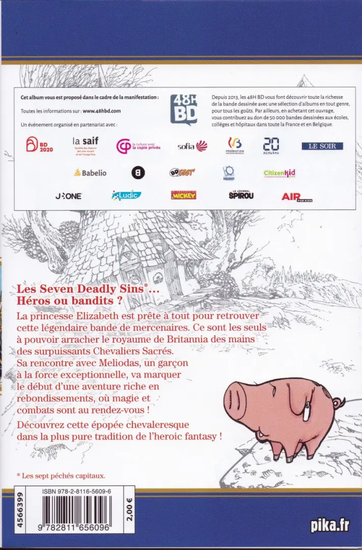 Verso de l'album Seven Deadly Sins 1