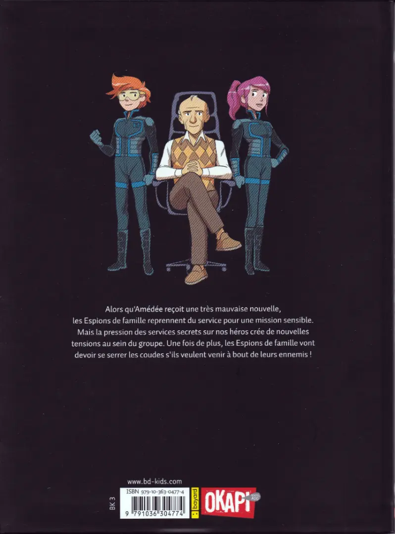 Verso de l'album Espions de Famille Tome 7 Éternellement vôtre
