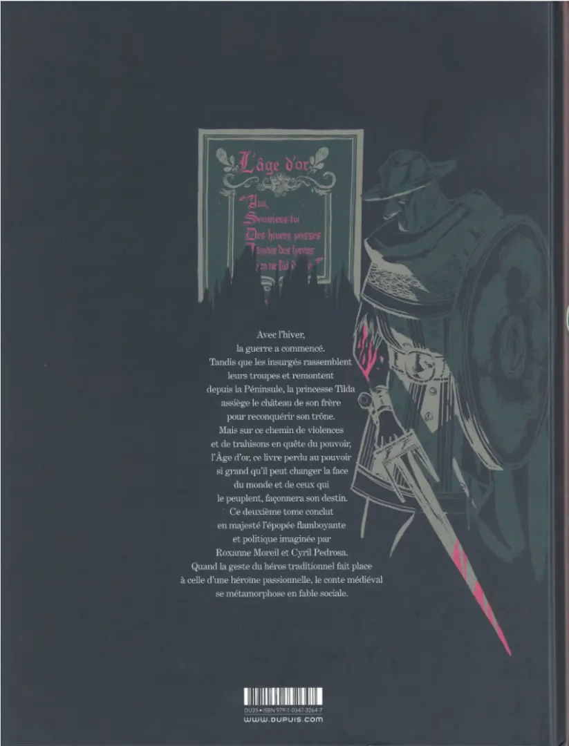 Verso de l'album L'Âge d'or Volume 2