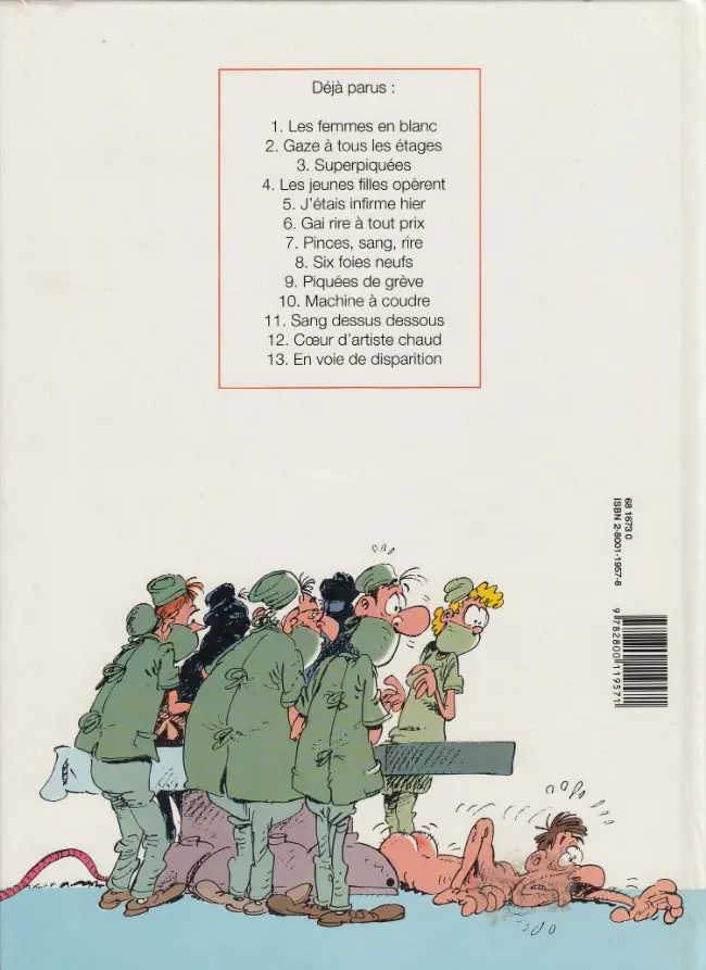 Verso de l'album Les Femmes en Blanc Tome 10 Machine à coudre