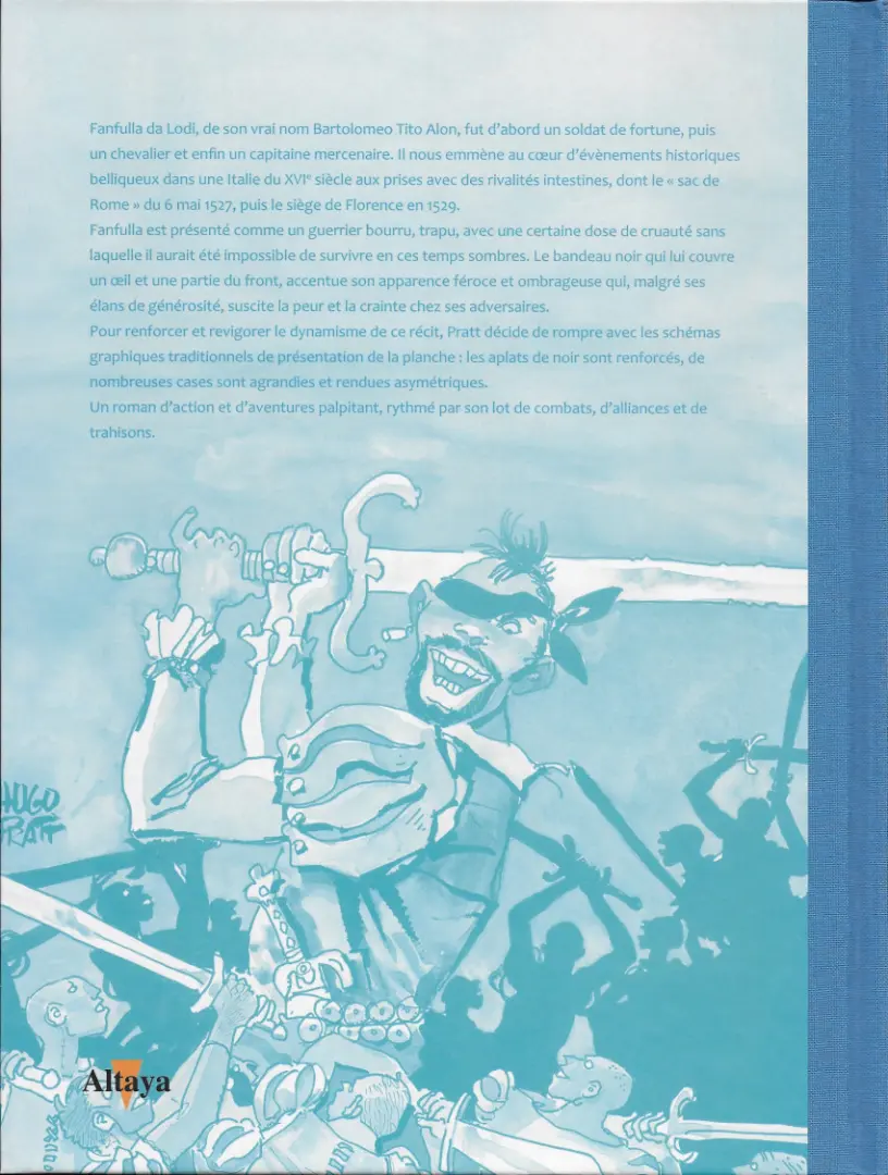 Verso de l'album Tout Pratt Tome 64 Fanfulla