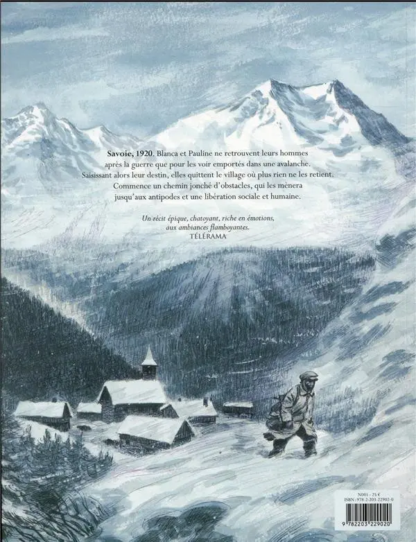 Verso de l'album Le sentier des reines