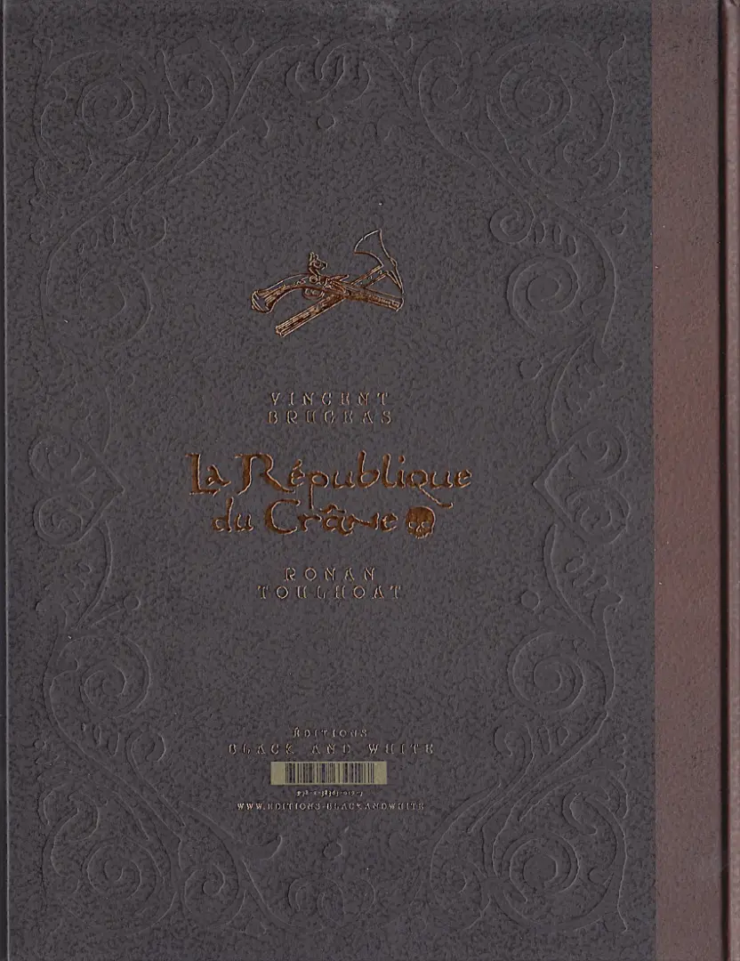 Verso de l'album La république du Crâne