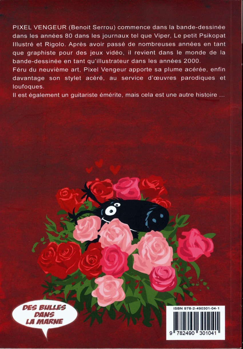 Verso de l'album Artbook by Pixel Vengeur