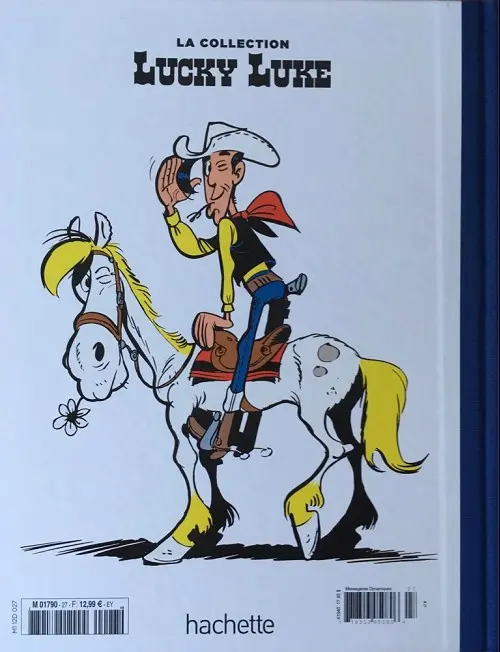 Verso de l'album Lucky Luke La collection Tome 27 La terre promise