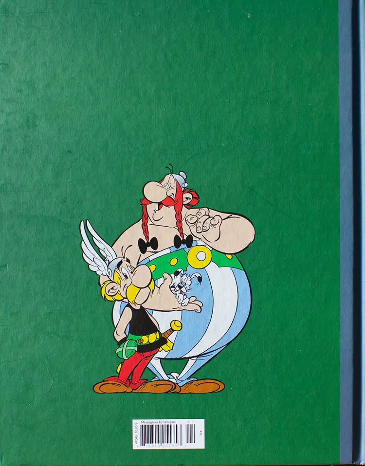 Verso de l'album Astérix La collection officielle Tome 19 Le devin