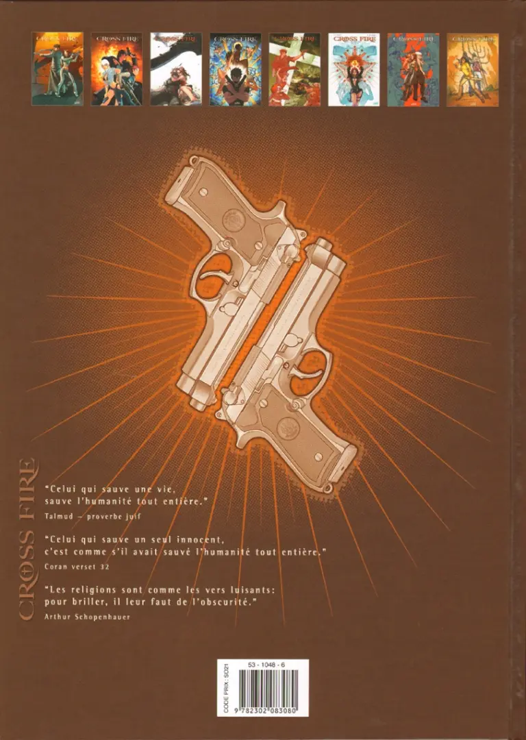 Verso de l'album Cross Fire Tome 8 Jugement par le feu