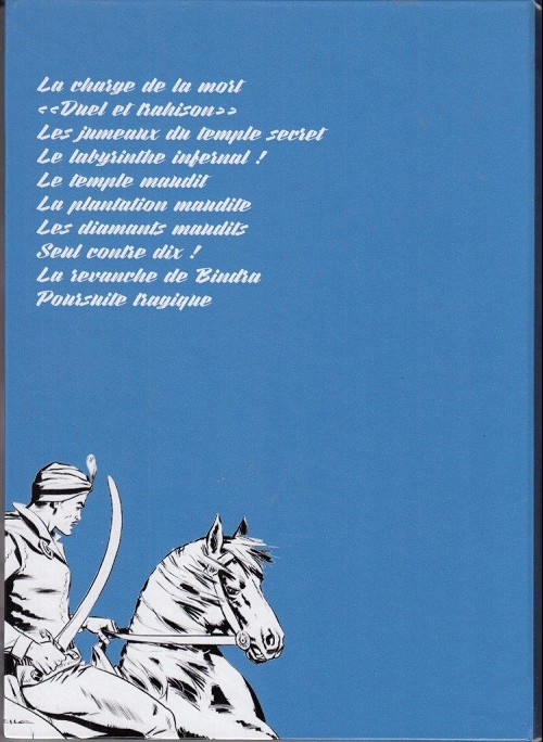 Verso de l'album Le Cavalier inconnu Volume 7