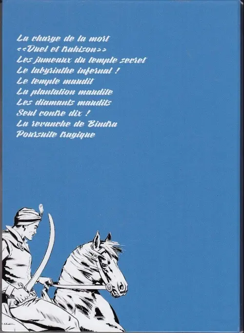Verso de l'album Le Cavalier inconnu Volume 7